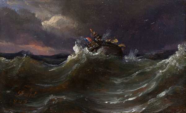 Seesturm (Storm at Sea), 1843