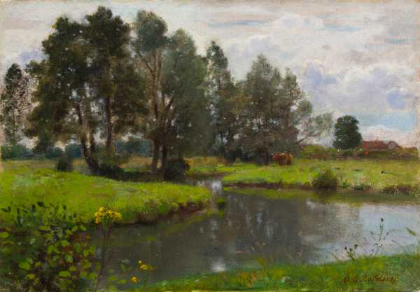 Englische Landschaft (English Landscape), ca. 1884